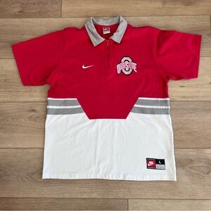 Vintage Nike Men’s Ohio State Basketball Warmup Shirt Large